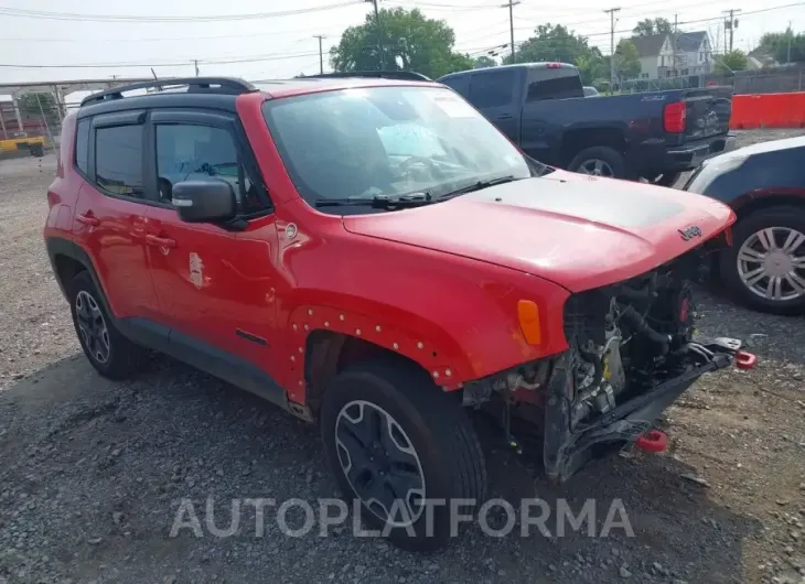 JEEP RENEGADE 2016 vin ZACCJBCT9GPD59878 from auto auction Iaai