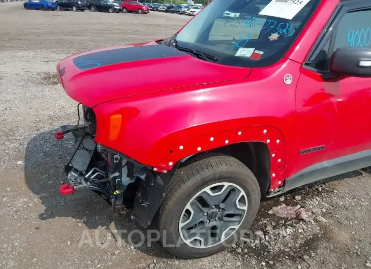 JEEP RENEGADE 2016 vin ZACCJBCT9GPD59878 from auto auction Iaai