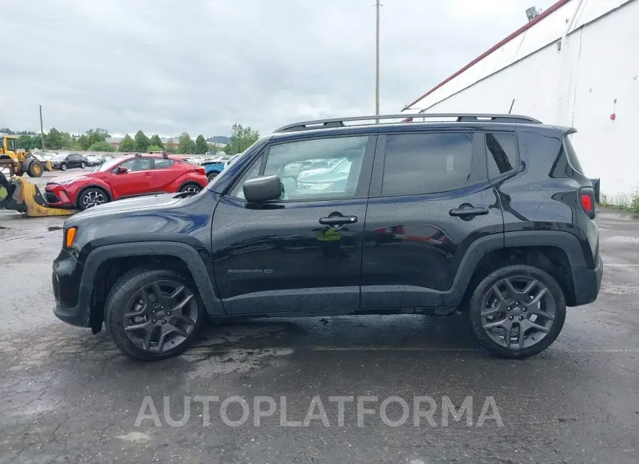 JEEP RENEGADE 2021 vin ZACNJDBB1MPM72150 from auto auction Iaai