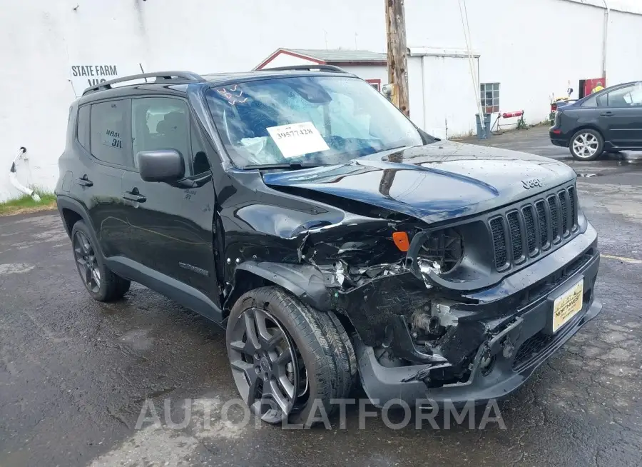 JEEP RENEGADE 2021 vin ZACNJDBB1MPM72150 from auto auction Iaai