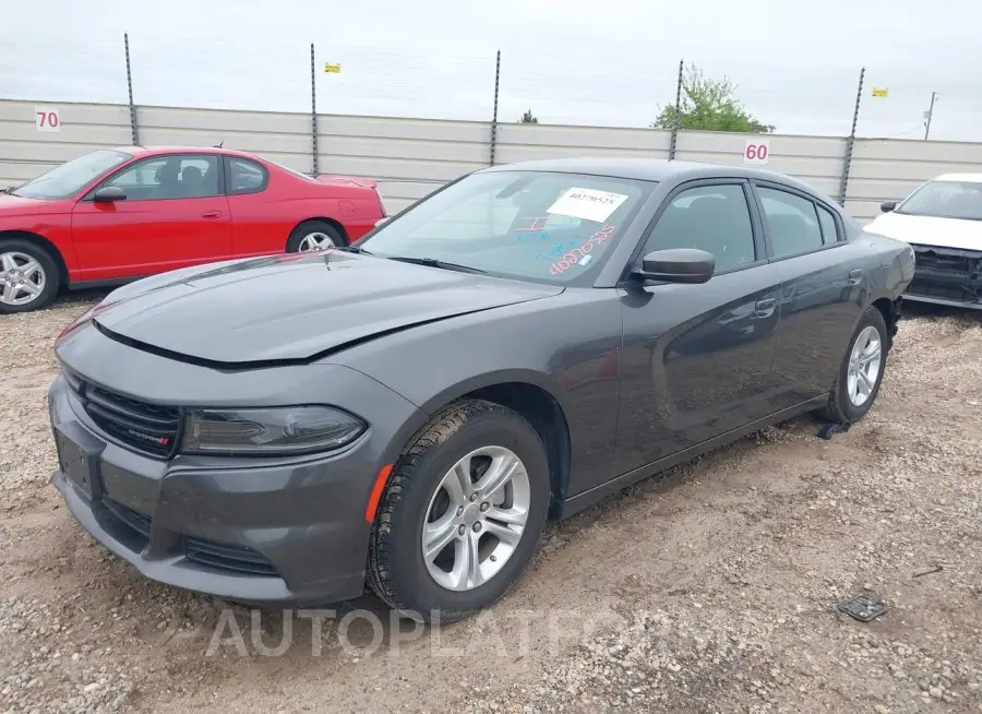 DODGE CHARGER 2022 vin 2C3CDXBG1NH250651 from auto auction Iaai