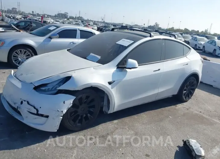 TESLA MODEL Y 2021 vin 5YJYGDEE1MF141466 from auto auction Iaai