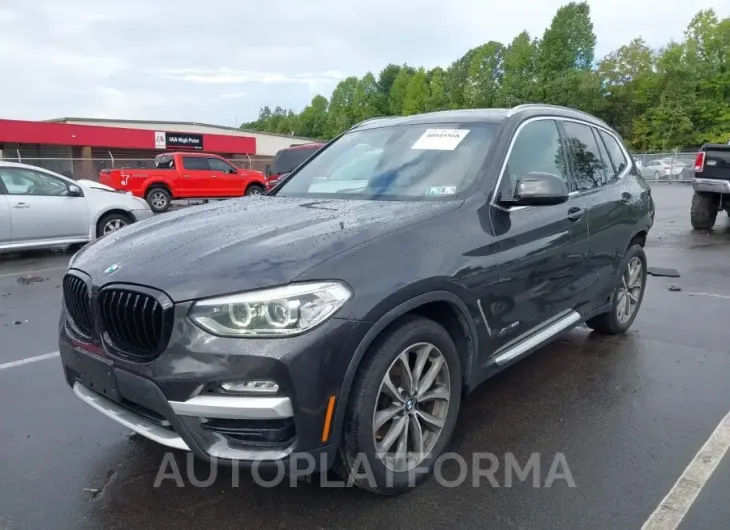 BMW X3 2018 vin 5UXTR9C57JLD66361 from auto auction Iaai