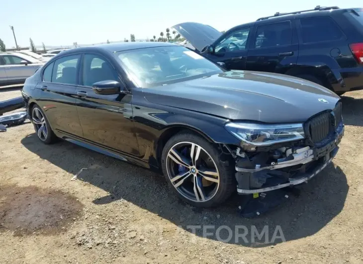 BMW 750I 2018 vin WBA7F0C50JGM23140 from auto auction Iaai