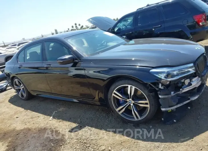 BMW 750I 2018 vin WBA7F0C50JGM23140 from auto auction Iaai