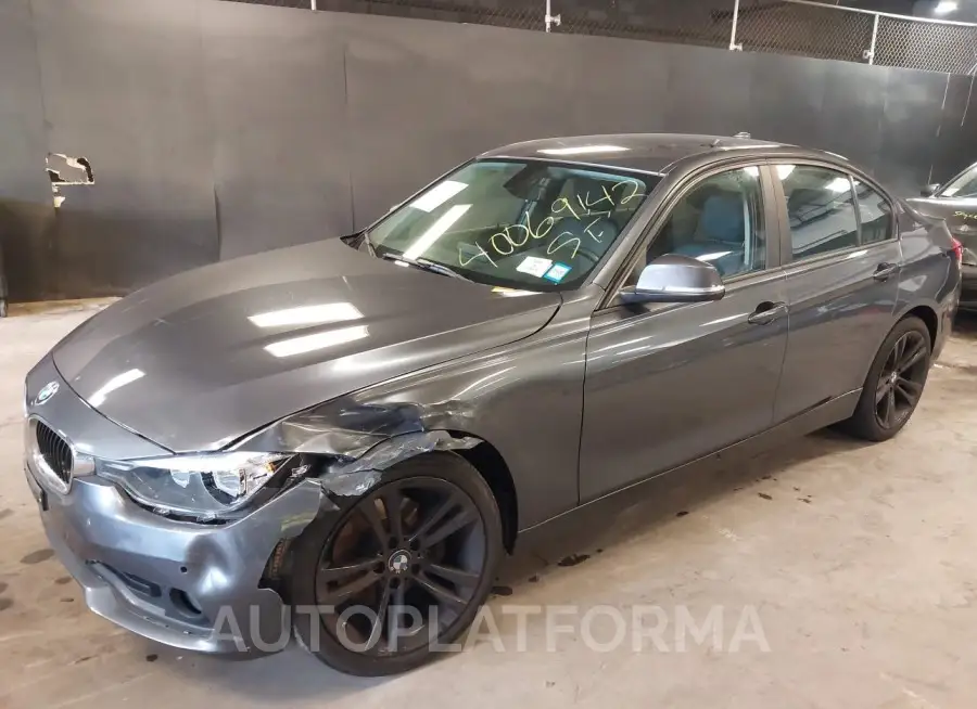 BMW 320I 2016 vin WBA8E5G5XGNU19387 from auto auction Iaai