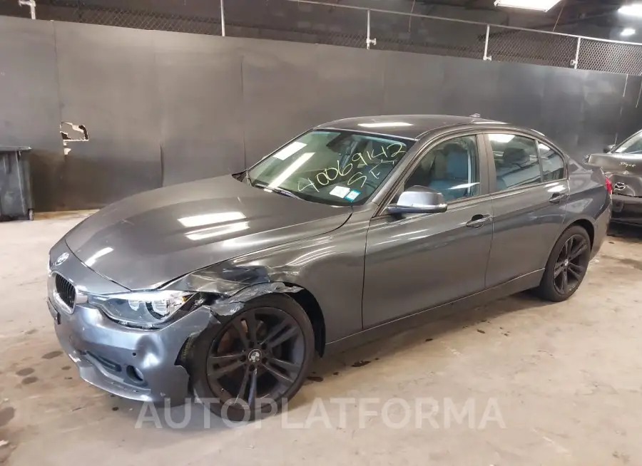 BMW 320I 2016 vin WBA8E5G5XGNU19387 from auto auction Iaai