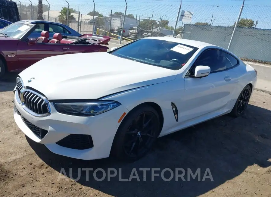 BMW 840 2022 vin WBAAE4C09NCJ02618 from auto auction Iaai