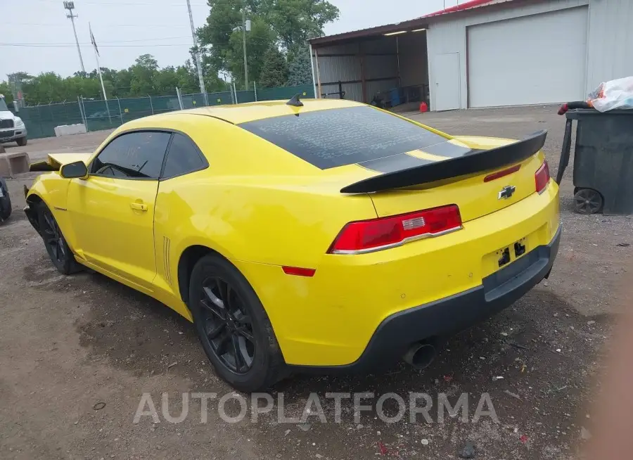 CHEVROLET CAMARO 2015 vin 2G1FD1E31F9302637 from auto auction Iaai