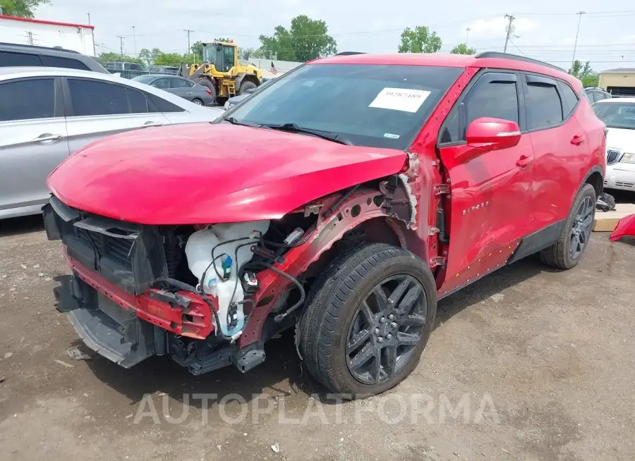 CHEVROLET BLAZER 2020 vin 3GNKBCRS0LS674131 from auto auction Iaai