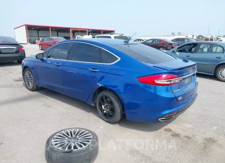 FORD FUSION 2017 vin 3FA6P0K92HR354010 from auto auction Iaai