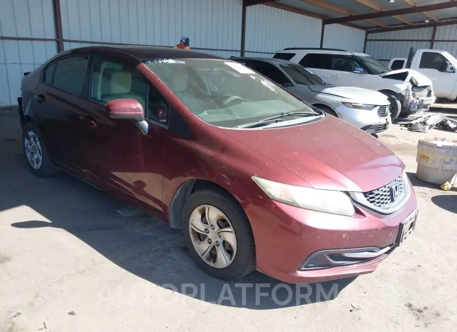 HONDA CIVIC 2015 vin 19XFB2F51FE098300 from auto auction Iaai