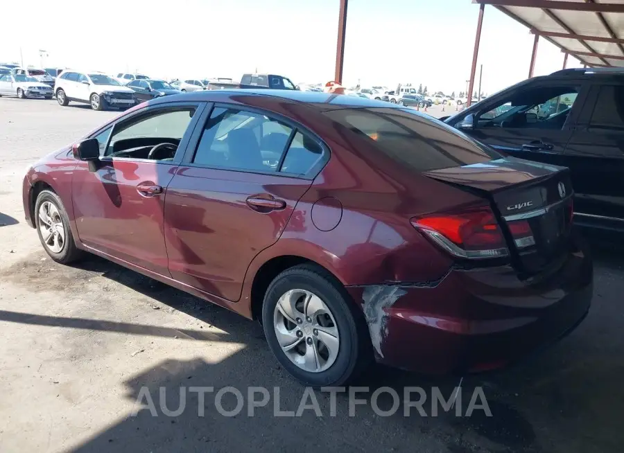 HONDA CIVIC 2015 vin 19XFB2F51FE098300 from auto auction Iaai