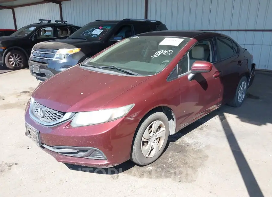 HONDA CIVIC 2015 vin 19XFB2F51FE098300 from auto auction Iaai