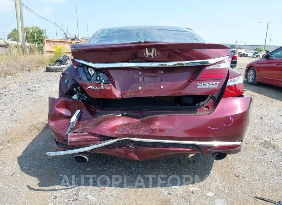 HONDA ACCORD 2017 vin 1HGCR2F14HA002243 from auto auction Iaai