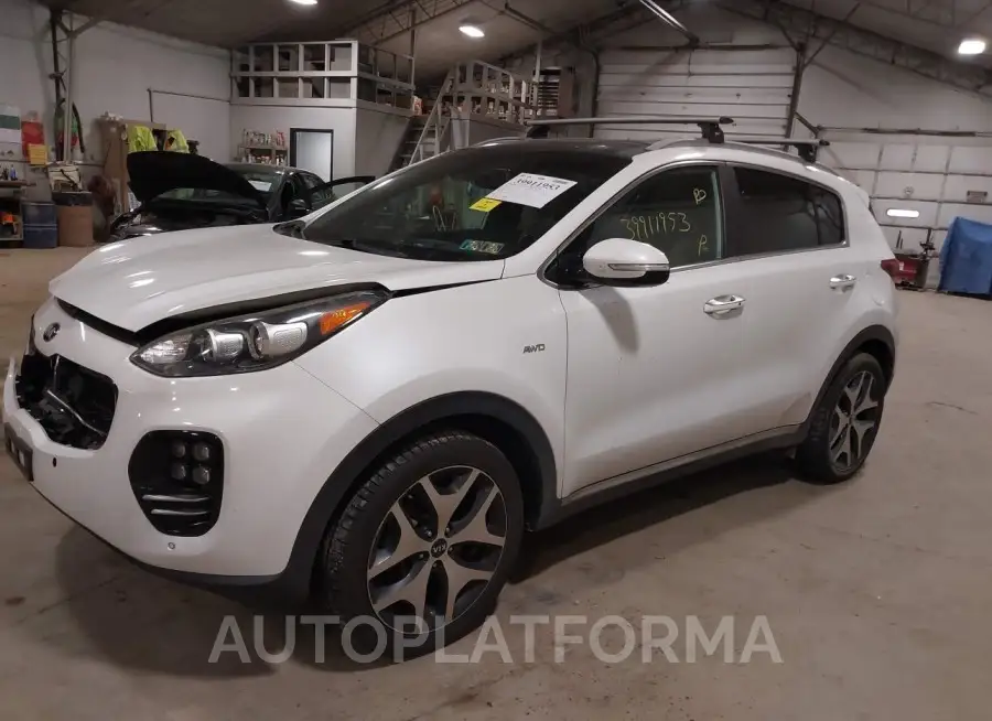 KIA SPORTAGE 2017 vin KNDPRCA68H7208199 from auto auction Iaai