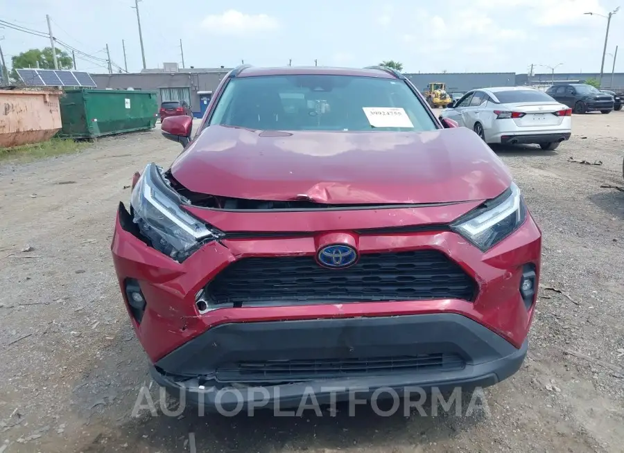 TOYOTA RAV4 HYBRID 2022 vin 2T3B6RFV4NW033813 from auto auction Iaai