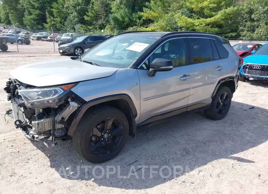 TOYOTA RAV4 HYBRID 2019 vin 2T3EWRFV0KW033283 from auto auction Iaai