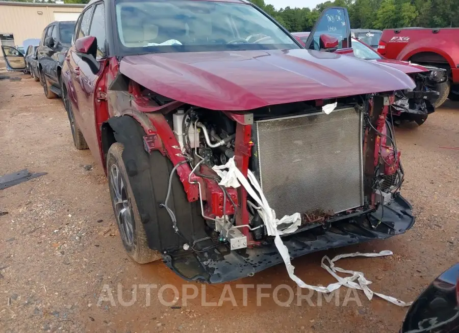 TOYOTA HIGHLANDER 2021 vin 5TDGZRBH3MS549268 from auto auction Iaai