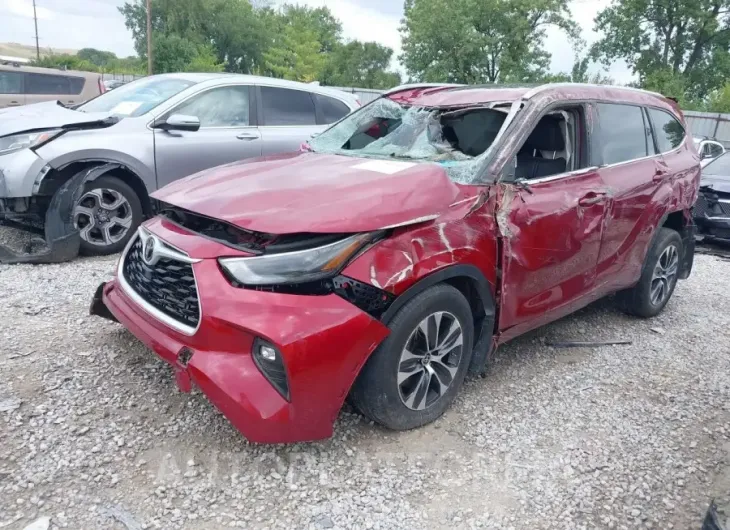 TOYOTA HIGHLANDER 2022 vin 5TDGZRBH9NS239935 from auto auction Iaai