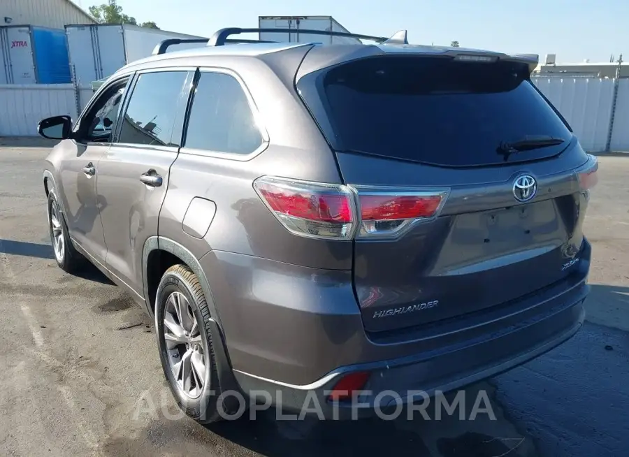 TOYOTA HIGHLANDER 2015 vin 5TDJKRFH4FS084958 from auto auction Iaai