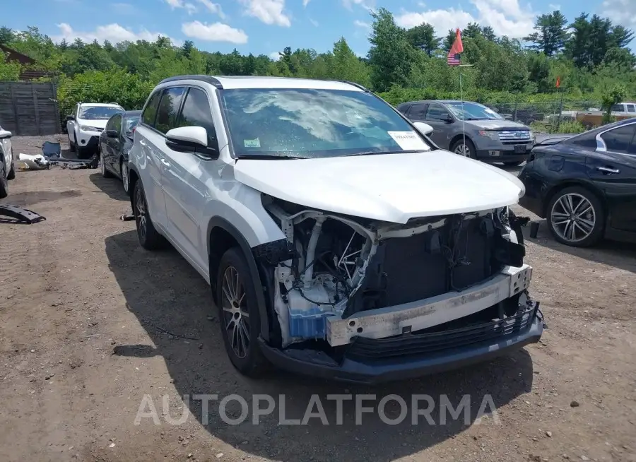 TOYOTA HIGHLANDER 2018 vin 5TDJZRFH8JS802144 from auto auction Iaai