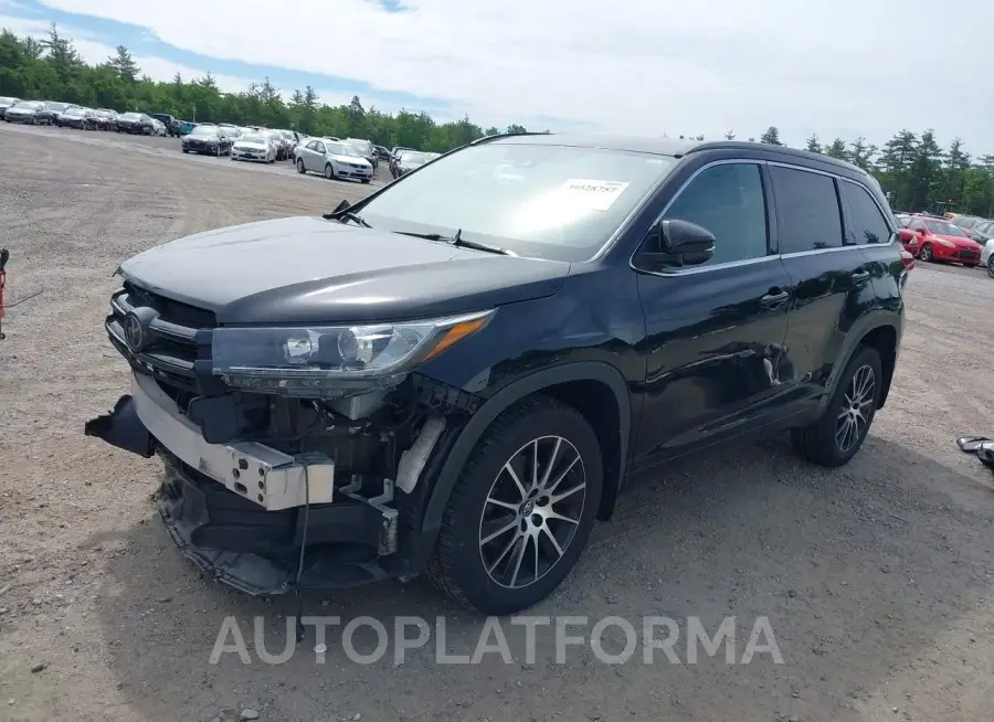 TOYOTA HIGHLANDER 2017 vin 5TDJZRFHXHS470119 from auto auction Iaai