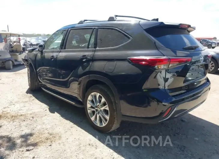 TOYOTA HIGHLANDER 2023 vin 5TDKDRAH5PS043648 from auto auction Iaai