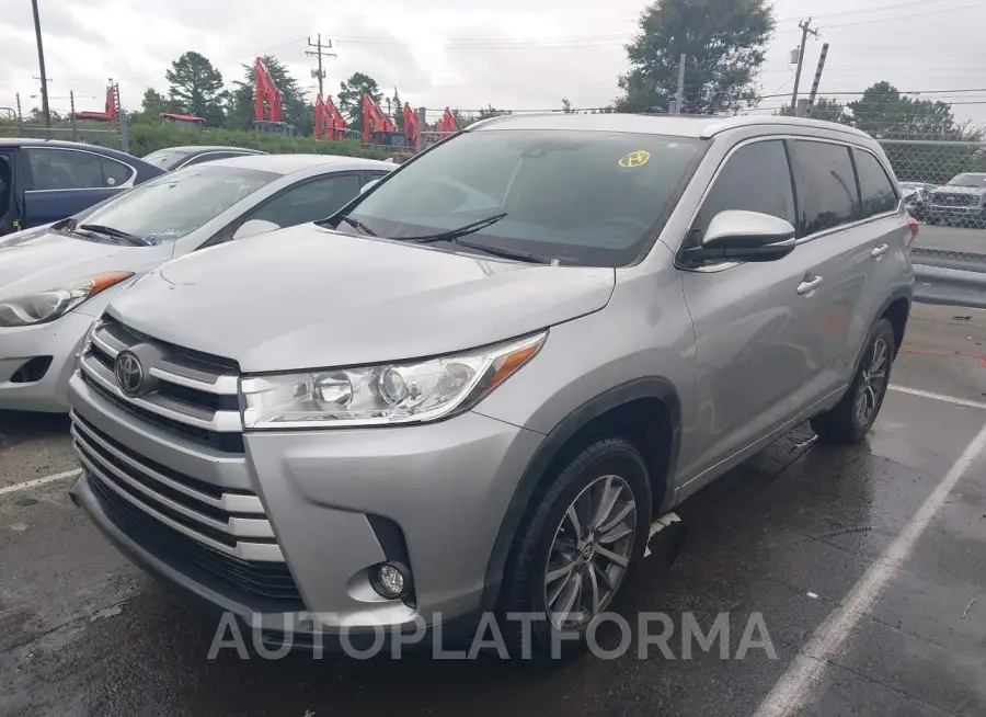 TOYOTA HIGHLANDER 2018 vin 5TDKZRFH6JS529810 from auto auction Iaai