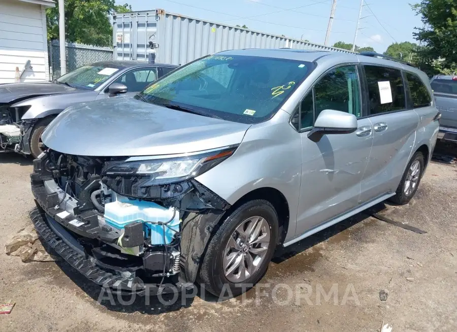 TOYOTA SIENNA 2023 vin 5TDYRKEC0PS149491 from auto auction Iaai