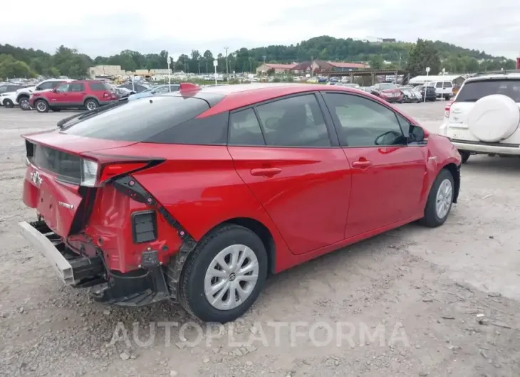 TOYOTA PRIUS 2020 vin JTDKARFU8L3104372 from auto auction Iaai