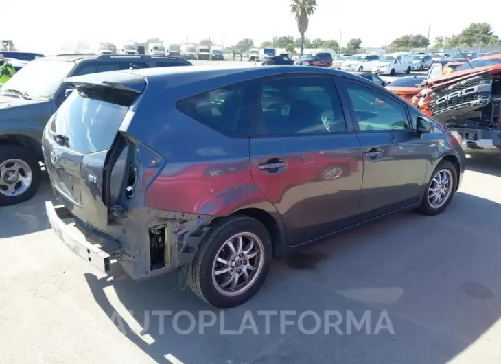 TOYOTA PRIUS V 2015 vin JTDZN3EU3FJ035043 from auto auction Iaai