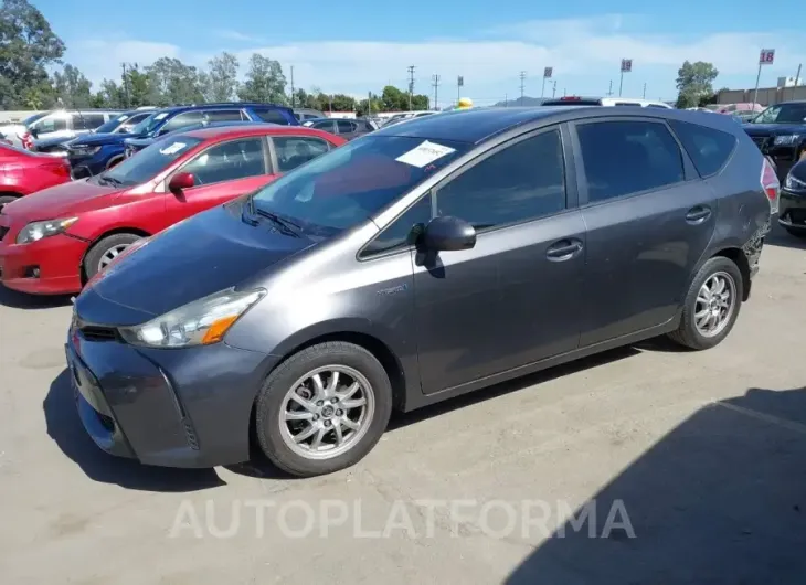 TOYOTA PRIUS V 2015 vin JTDZN3EU3FJ035043 from auto auction Iaai