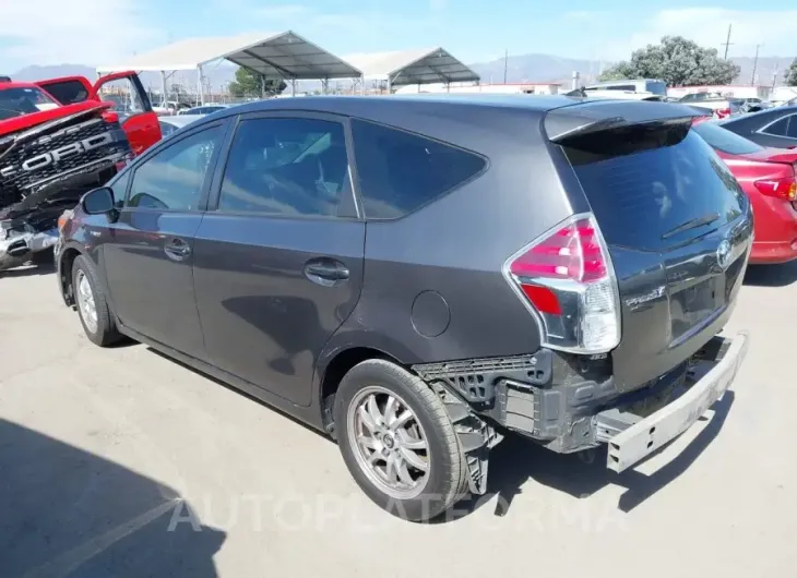 TOYOTA PRIUS V 2015 vin JTDZN3EU3FJ035043 from auto auction Iaai