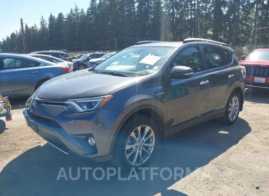 TOYOTA RAV4 HYBRID 2016 vin JTMDJREVXGD013087 from auto auction Iaai