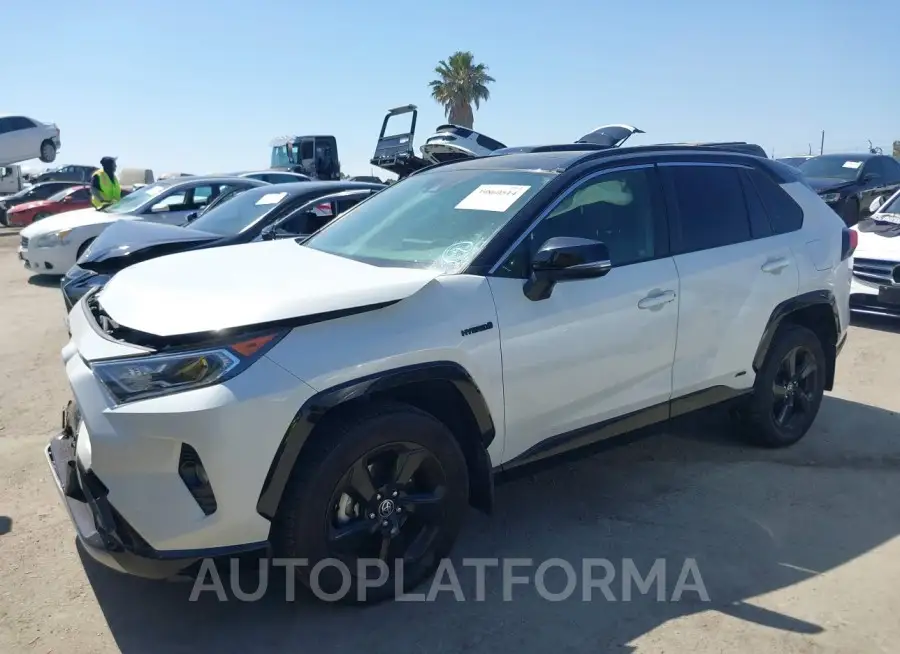 TOYOTA RAV4 HYBRID 2021 vin JTME6RFVXMJ010109 from auto auction Iaai