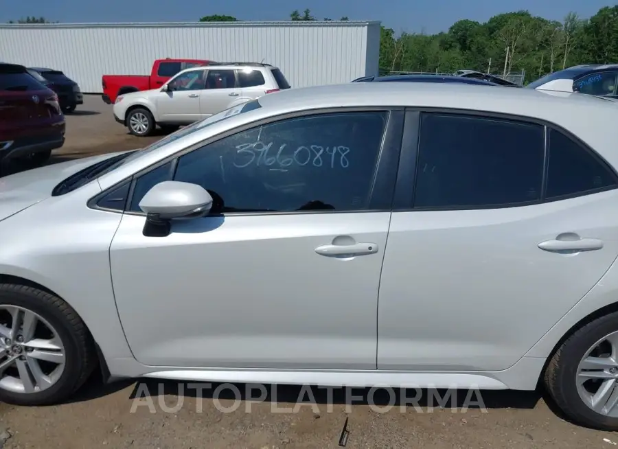 TOYOTA COROLLA 2021 vin JTNB4MBE5M3146889 from auto auction Iaai