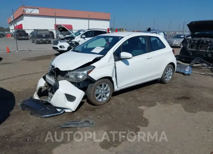 TOYOTA YARIS 2015 vin VNKJTUD38FA025181 from auto auction Iaai