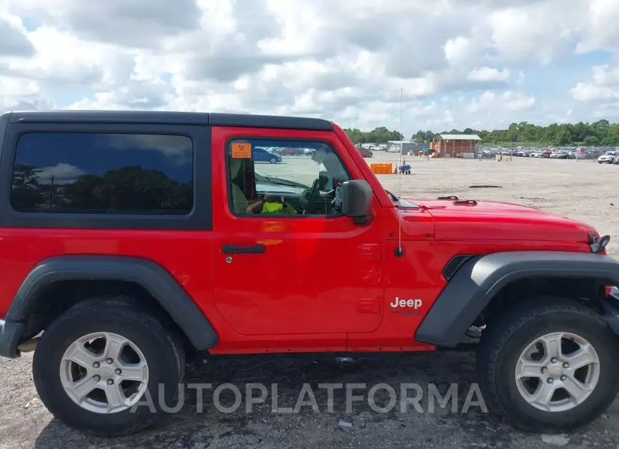 JEEP WRANGLER 2019 vin 1C4GJXAG3KW640381 from auto auction Iaai