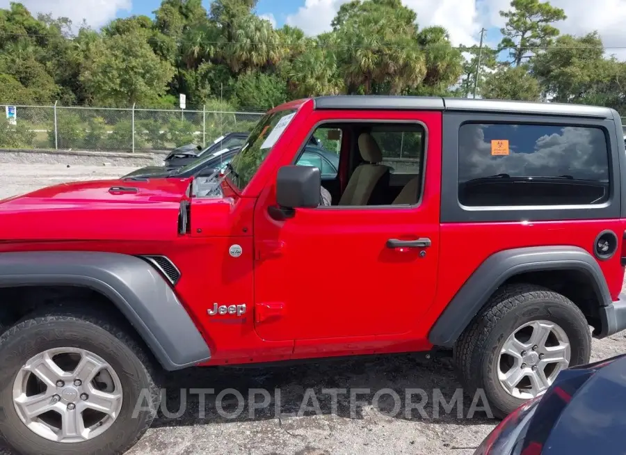 JEEP WRANGLER 2019 vin 1C4GJXAG3KW640381 from auto auction Iaai