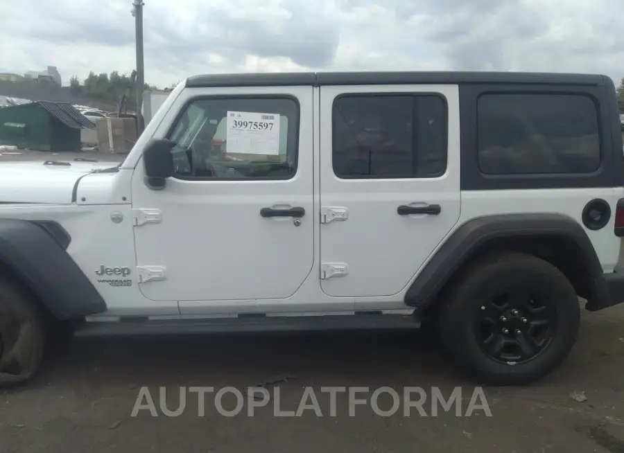 JEEP WRANGLER UNLIMITED 2018 vin 1C4HJXDG1JW274726 from auto auction Iaai