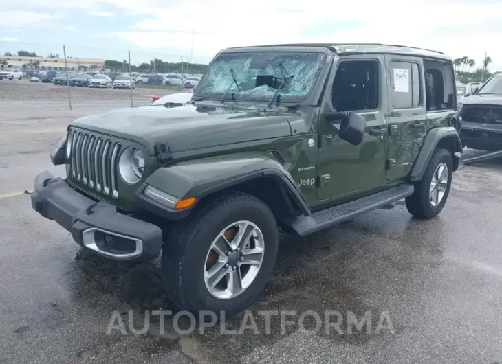 JEEP WRANGLER UNLIMITED 2021 vin 1C4HJXEG7MW535554 from auto auction Iaai