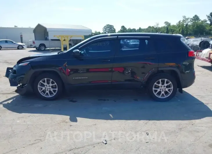 JEEP CHEROKEE 2015 vin 1C4PJLAB2FW597185 from auto auction Iaai