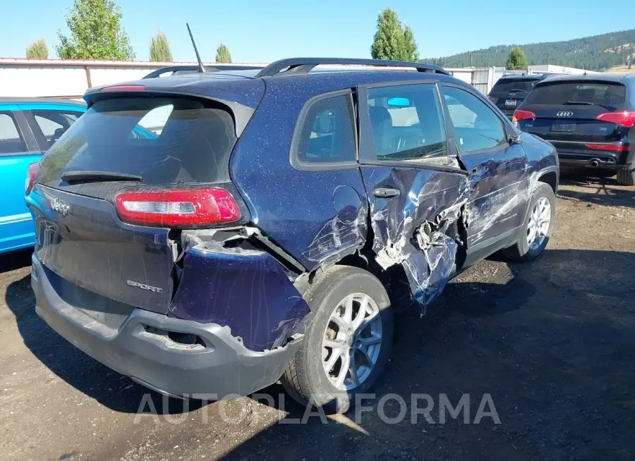 JEEP CHEROKEE 2016 vin 1C4PJMAB0GW118091 from auto auction Iaai