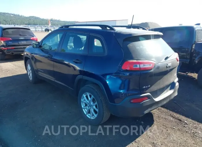 JEEP CHEROKEE 2016 vin 1C4PJMAB0GW118091 from auto auction Iaai