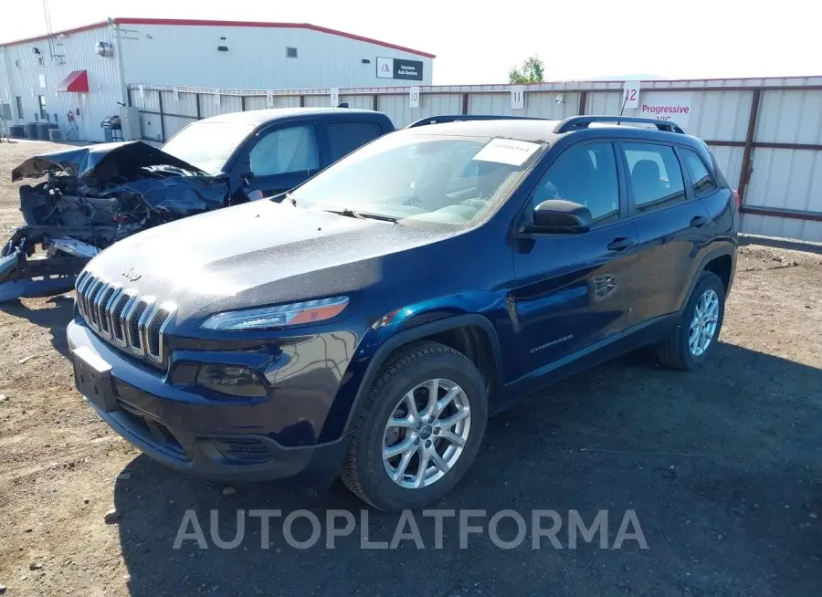 JEEP CHEROKEE 2016 vin 1C4PJMAB0GW118091 from auto auction Iaai