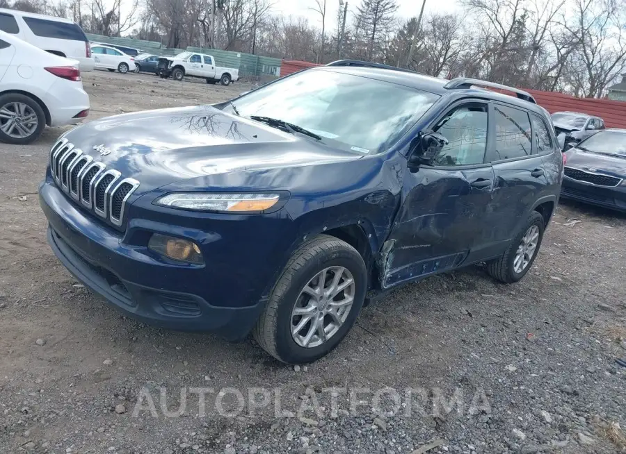 JEEP CHEROKEE 2016 vin 1C4PJMAB2GW191365 from auto auction Iaai