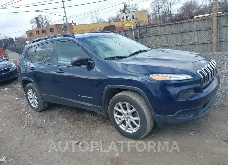 JEEP CHEROKEE 2016 vin 1C4PJMAB2GW191365 from auto auction Iaai