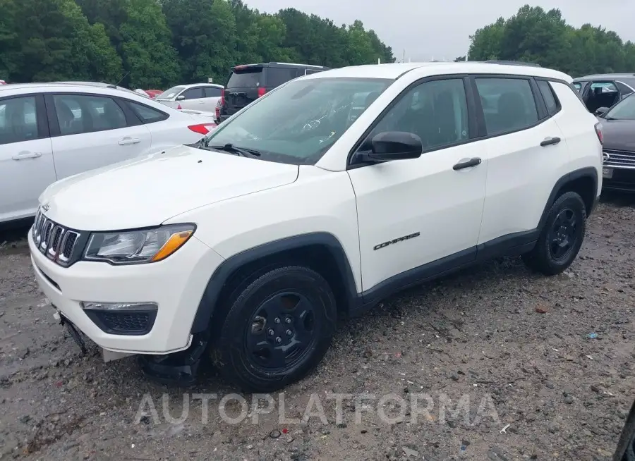 JEEP COMPASS 2018 vin 3C4NJCAB7JT344370 from auto auction Iaai