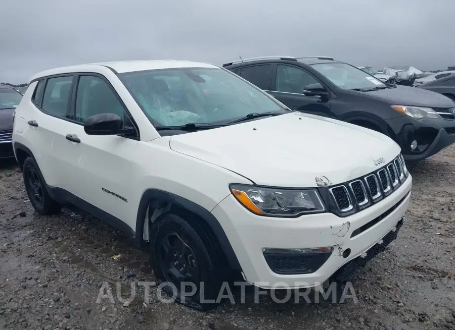 JEEP COMPASS 2018 vin 3C4NJCAB7JT344370 from auto auction Iaai